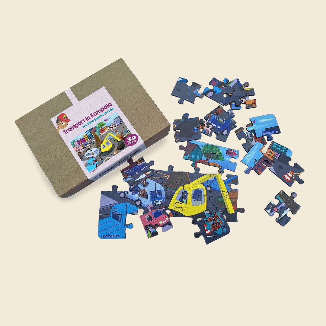 Transport in Kampala Wooden Jigsaw Puzzle