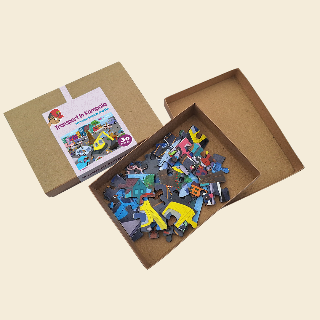 Transport in Kampala Wooden Jigsaw Puzzle