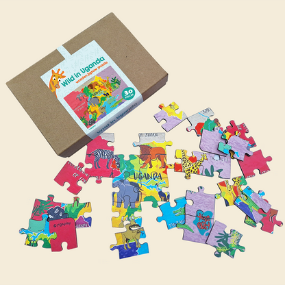 Wild In Uganda Wooden Jigsaw Puzzle
