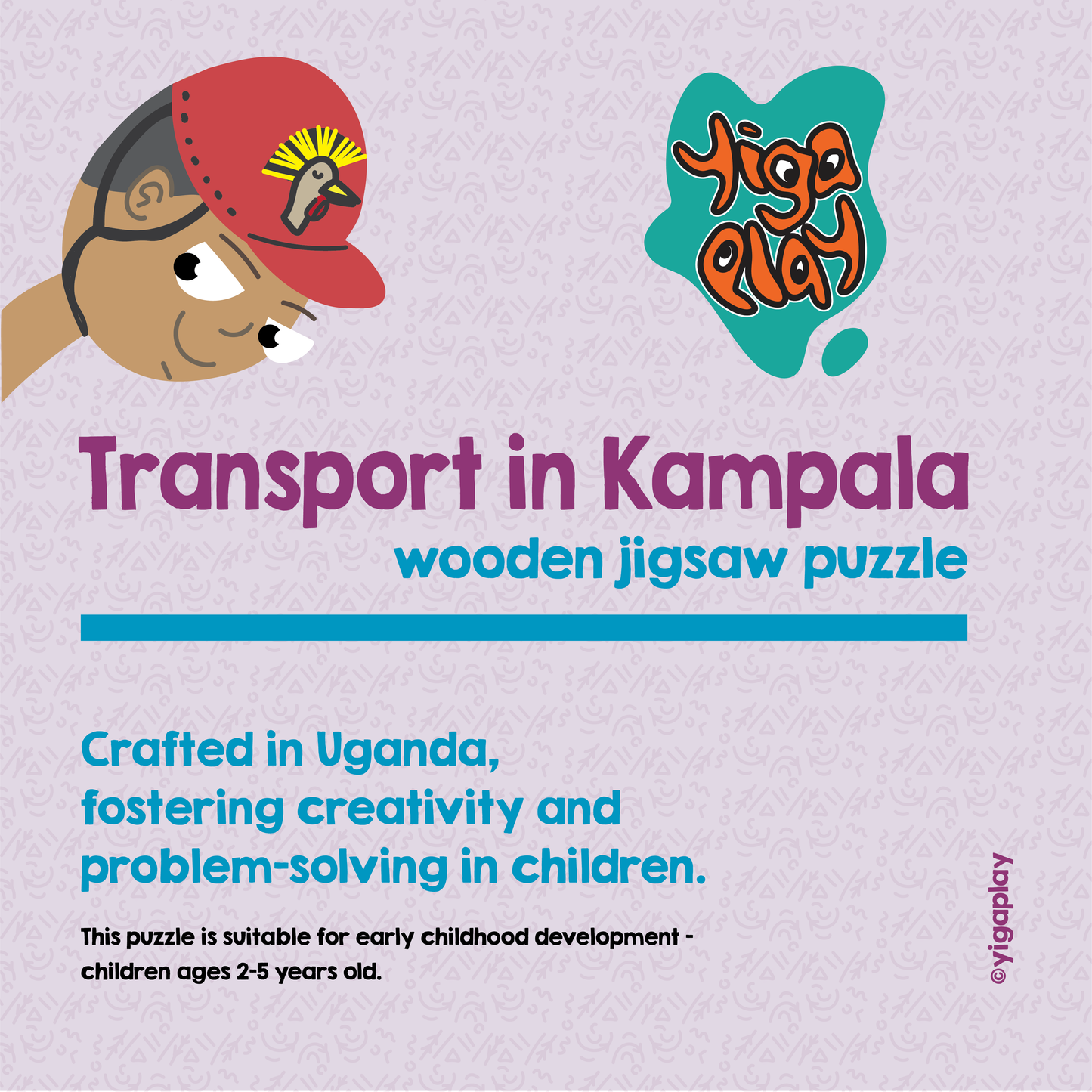 Transport in Kampala Wooden Jigsaw Puzzle